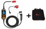  Feyree állítható, hordozható autó töltő 11kW (3x16A), 5 méteres Type2 kábellel (adapter, WiFi, Bluetooth, App, kijelző)