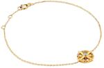 SAVICKI Brățară Celebrity busolă aur 585 cu diamant alb 0.01 ct 18 cm