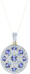 SAVICKI Pandantiv SAVICKI: aur bicolor, tanzanite, diamante - savicki - 3 788,00 RON