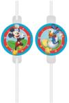  Disney Mickey Rock the House papír szívószál, 4 db-os szett FSC (PNN93941)