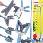 WMC X-alakú forgó felmosó, 360°-ban forgó fej, 3 db felmosófejjel (WMC-22)