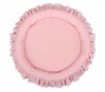 My Sweet Baby Fészek, fodros, piszkos rózsaszín, Ø90cm