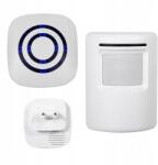  Bolti Bejárat Jelző Mozgásérzékelő Vezeték Nélküli Riasztó Elemről Működik (JYA0C54GBSD9)