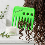 Gettin Fluo Pieptene cu dinti RARI - SCURT - GETTIN FLUO - VERDE (C826V)