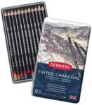 Derwent Set 12 creioane carbune Tinted Charcoal Derwent