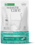 Nature's Protection Superior Care Superior Care Kitten Topper Pentru Sustinerea Sistemului Imunitar cu Ton si Biban 70 Gr