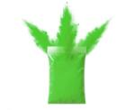 Balloon Fire Pudr colorat Holi pentru petreceri - Verde 70 g