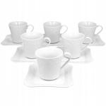 Duo Ing teáscsészék csészealjjal 250ml 6db Duo (5902693921059)