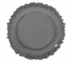 My Sweet Baby babafészek, fodrokkal, antracit, átmérő 90cm