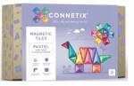 Connetix mágneses építőkockák pasztell Pastel Mini Pack 32 db-os (Klocki Connetix kwadraty trójkąty)