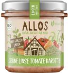 Allos Crema tartinabila din linte verde, tomate și morcovi, fara gluten bio 140g