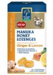 Manuka Health cukorka, MGO400+, gyömbéres-citromos, 65g (9421023628773)