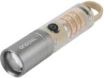 Andowl Mini lanterna de mana 808 PRO, telescopica, cu 4 moduri de iluminare : Culoare - gri (Q-808PRO)