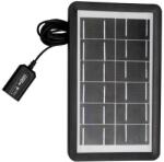 GDSUPER Panou solar fotovoltaic portabil cu functie incarcare telefoane si intrare USB : Putere - 8 W (GD-100)