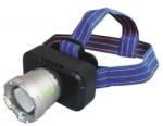 Hi SHEEN Lanterna de cap reincarcabila, multifunctionala, 3 moduri de iluminare : Culoare - argintiu/negru (HS-8057A)