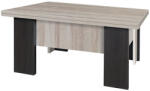 International Service Masuta extensibila Lerida, pal sonoma/ Wenge, 900 x 650 x 440 mm* (extinsa 1800x650x780 mm) Masa de cafea