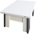 International Service Masuta extensibila Lerida, pal Alb striat/ Wenge, 900 x 650 x 440 mm*( extinsa 1800 x 650 x 780 mm ) Masa de cafea