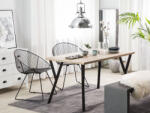 MAXISHOP Italia Collection Masa de dining BRAVO Maro deschis 140 cm 80 cm (474599)