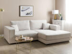 MAXISHOP Italia Collection Coltar cu 3 locuri LOFOTEN Alb-murdar Stanga (490986) Canapea