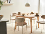 MAXISHOP Italia Collection Masa de dining HUNTLEY Stejar deschis 140 cm 140 cm (667083)