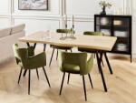 MAXISHOP Italia Collection Masa de dining ALTON Maro deschis 180 cm 90 cm (488711)