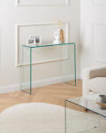 MAXISHOP Italia Collection Masa consola KENDALL Sticla securizata Transparent (474870)