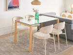 MAXISHOP Italia Collection Masa de dining TAVIRA Transparent 130 cm 80 cm (478613)