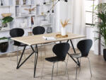 MAXISHOP Italia Collection Masa de dining BUSCOT Maro deschis 160 cm 90 cm (478511)