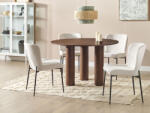 MAXISHOP Italia Collection Masa de dining ORIN Frasin inchis 120 cm 120 cm (487029)