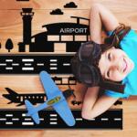 BAYO Autocolant pentru podea Aeroport