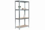 MAMUTEX Horganyzott fém állvány Mamutex Standard 150x70x30 cm - 4 polc, terhelhetőség 700 kg