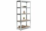 MAMUTEX Horganyzott fém állvány Mamutex Standard 1500x700x300 mm - 5 polc, terhelhetőség 875 kg