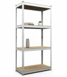 MAMUTEX Horganyzott fém állvány Mamutex Standard 160x80x40 cm - 4 polc, terhelhetőség 700 kg