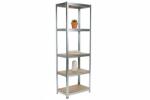 MAMUTEX Horganyzott fém állvány Mamutex Standard 180x60x40 cm - 5 polc, teherbírás 875 kg