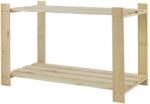 MAMUTEX fapolc 50×80×38 cm - 2 polc, teherbírás 100 kg, fenyő