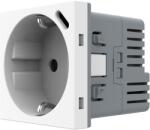 LIVOLO Modul Priza Schuko + USB-C LIVOLO, Standard German - Serie Noua SmartElectro IntelligentHouse (C7-VL-FCTF16A.UC18W-2WP)