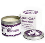 AWM Szójaviasz Illatgyertya Fémdobozban- Pivónia/200g, ajándékcsomagolás