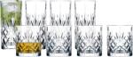 LyngbyGlas Pahare Melodia pentru whisky și cocktailuri, 310 + 360 ml, 8 el (36058) Pahar