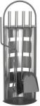 Strend Pro Set accesorii semineu, suport cu 4 piese, inox, 66 cm (221376)