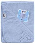 XKKO Prosop cu gluga bumbac organic Blue 90x90 cm XKKO