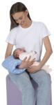 Sevi Baby Perna de alaptat Blue Stars tip manson