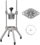 vidaXL Gyümölcs Vágó Ezüst 20 x 20 x 48 cm Öntött alumínium (50527)