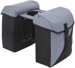 vidaXL Bicikli táska Szürke és fekete 31.5 x 15.5 x 40 cm Poliészter (42008089)