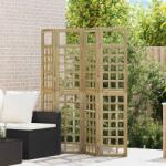 vidaXL Magánszféra Képernyő Méz barna 160 x 180 cm Tömör fenyőfa (3385875)