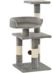 vidaXL szürke macskabútor szizál kaparófákkal 65 cm (170607)
