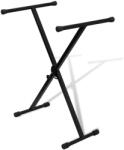 vidaXL Állítható billentyűzet állvány merevített X keret (70029)