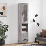 vidaXL szürke sonoma szerelt fa magasszekrény 34, 5 x 34 x 180 cm (3199311)