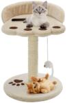 vidaXL bézs/barna macskabútor szizál kaparófával 40 cm (170542)