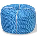 vidaXL kék polipropilén sodrott kötél 14 mm 100 m (143848)