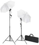 vidaXL Stúdió felszerelés Állványokkal és Ernyőkkel (190011)